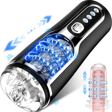 Automatic Male Masturbator 4D Realistic Vagina Pocket Pussy Masturbation Telescopic Rotation Sex Toys for Men Adult Products 18+