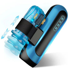 Automatic Male Masturbator Interchangeable Pocket Pussy Blowjob Vibrator with 6 Types of Piston and 5 Speed Modes Adult Sex Toys