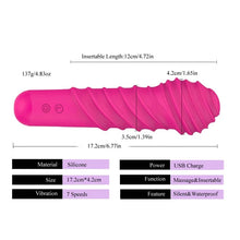 Faak powerful clitoris vibrators for women silicone magic AV wand body massager toy female masturbator man sex products 7 speed