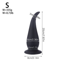 Riesiger Analplug aus Silikon, Dildo, tiefer Buttplug, Analplug, Spielzeug für Erwachsene für Männer und Frauen, kein Vibrator, ASS, Vaginaldilatator, Analspielzeug, Sexshop