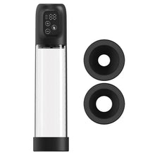 LCD Electric Penis Pump Automatic Male Masturbator Vacuum Pump with Rose Shaped Inner Sleeve & 5 Suction Modes Sex Toys for Men