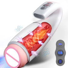 Männlicher automatischer Masturbator, Saugen, Masturbationstasse, Vibrator, sexy Spielzeug für Männer, Penisstimulator, Heizung, Aussprache, Erwachsenenartikel