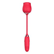 Rose-Sucking Masturbator G-Spot Nipple Anal Massage Vibrator Vagina Blowjob Sucker Clit Stimulator Dildo Adult Sex Toy For Women