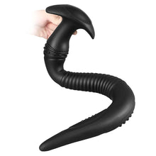 S/M/L Luminous Long Anal Dilator Butt Plug G-Spot Prostate Massage Adult Sex Toys For Women Men Glowing Soft Whip Anal Butt Toys