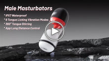 APP Control Automatic Male Masturbation Cup Licking Blowjob Masturbator with 9 Powerful Modes Pocket Pussy Sex Toys for Men